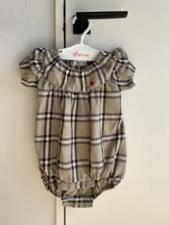 POLO Baby チェック柄ロンパース　70cm