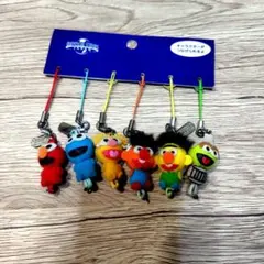 USJ　セサミストリート ストラップ 6個セット