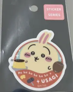 ちいかわ スマホに貼れるサイズのクリアステッカー（うさぎワールド）