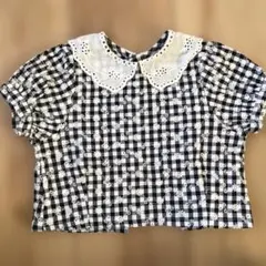 tete a tete チェック柄シャツ 90サイズ