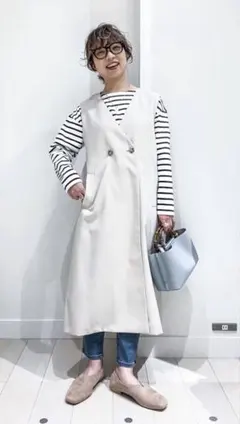 GLOBAL WORK ロングジレ