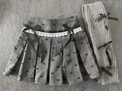 URBAN CHERRY プリーツスカート110レッグウォーマー付き