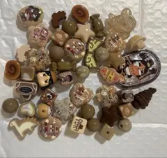 クライベイビー茶色ビーズセット