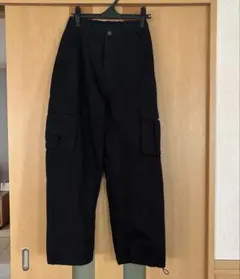 vimore コットンカーゴパンツ　ブラック