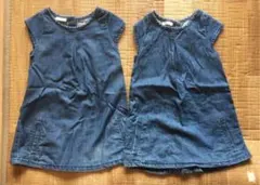 デニムワンピース　next  双子　セット