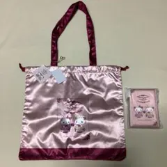 ハローキティー×DOLLY MIX トートバッグ　ミラー　セット　未使用