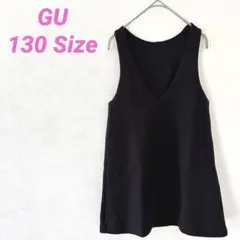 [SALE] GU ジーユー ノースリーブ ワンピース 130 送料無料