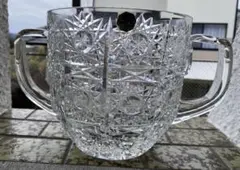 オールド・バカラ 珍品 1890年 高級 ダイヤモンドカット 氷器 アイス