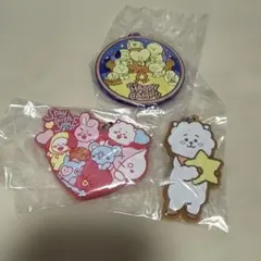 BTS BT21 RJ ジン ラバーチャーム 3個セット