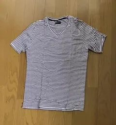 TOMORROWLAND ボーダーVネック Tシャツ