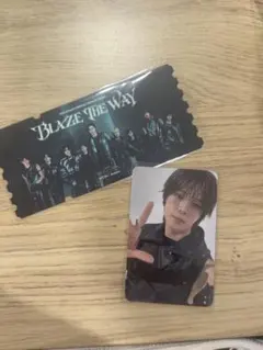 BLAZE THE WAY トレカ チケット 風カード JO 台北 &team