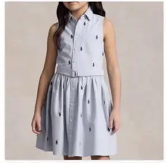 【美品】Polo Ralph Lauren オックスフォード ポニーワンピース