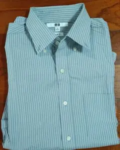ストライプ スリムフィットシャツ S