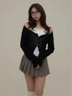 andmary Lotta frill set tops black - メルカリ