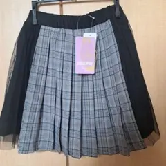 チェックスカート140