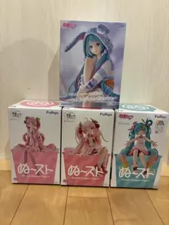 初音ミク　ぬーどるストッパーフィギュア4点セット