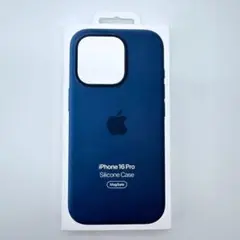 【新品未開封】純正 iPhone 16 Pro シリコンケース（デニム）