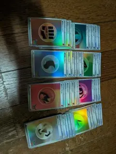 ポケモンカード 基本エネルギー ミラー 30周年記念ロゴ35枚セット