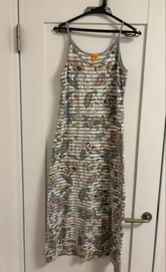 KENZO CLUB ノースリーブ 花柄 ボーダー ワンピースのサムネイル