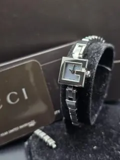 研磨 電池交換 フルセット】グッチ 腕時計 102 Gミニ 希少シェル文字盤 