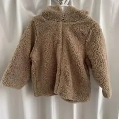 【新品】Quincy Mae クインシーメイ　フード付き ボアアウター