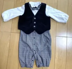 キャサリンコテージ 80cm タキシード風ロンパース 3点セット