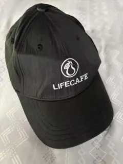LIFECAFE キャップ ブラック 帽子　古着