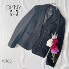 美品】DKNY ESSENTIALS テーラードジャケット ウール100% 黒 - メルカリ