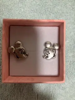 Disney・ミッキーマウスシルバー925 ピアス1.3cm