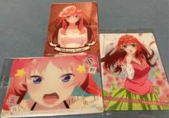 映画五等分の花嫁プレシャスカード　映画五等分の花嫁ウエハース　　五月3枚セット