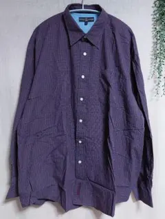 【TOMMY HILFIGER】チェックシャツ XLサイズ 美品