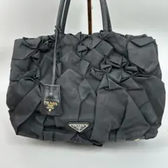 プラダ PRADA ナイロン トートバッグ ブラック フリル y2k 楽天市場】プラダ PRADA フリルトートバッグ ハンドバッグ
