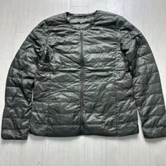 ユニクロウルトラライトダウンコンパクトジャケットLミリタリーグリーン