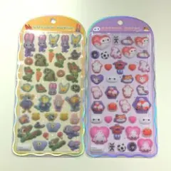 a*u様 ベイマックス ズートピア ステッカー シール コットンパフィーシール