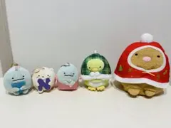 すみっコぐらし ぬいぐるみ セット ねこ とんかつ ぺんぎん キーホルダー レア