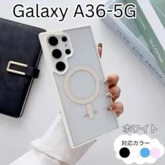 GalaxyA36 5G ケース　白　クリア　ワイヤレス充電　マグセーフのサムネイル