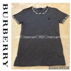 バーバリー　ブラックレーベル 半袖　Tシャツ　グレー　チェック Burberryのサムネイル