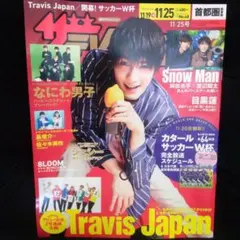 雑誌 ザ・テレビジョン ジェシー Travis Japan 2022年11月