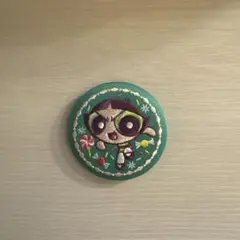 パワーパフガールズ　刺繍缶バッチ
