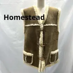 a1030-17Homestead ベスト　シープスキン　ムートン　ヴィンテージ
