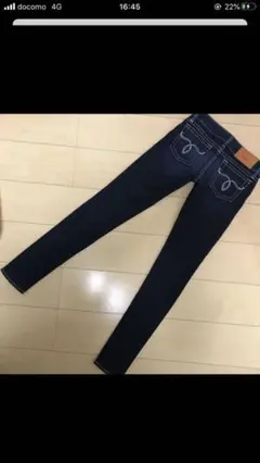 moussy 濃紺パウダーデニム 23インチ