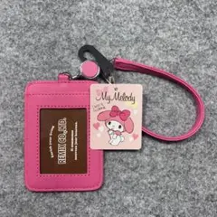 【新品】サンリオ マイメロディ リール付カードホルダー(パスケース)