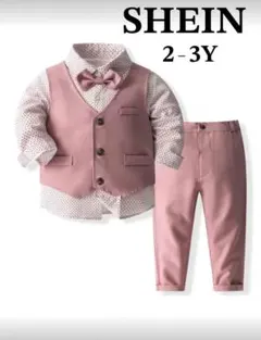 SHEIN フォーマルスーツ 2-3Y ピンク