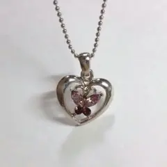 ハート シルバー 4℃風ネックレス