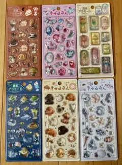きゅるるんシール☆喫茶アラモード（6枚セット）正規品