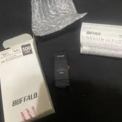 BUFFALO 外付けSSD 500GB SSD-PUT500U3-B/N