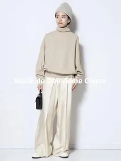 ★美品★MUSE de Deuxieme classe長袖ニットブルオーバー 2025年最新】MUSE de Deuxieme Classe レディース ニット