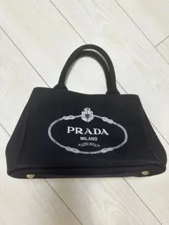 PRADA カナパ Mサイズ 黒 - メルカリ