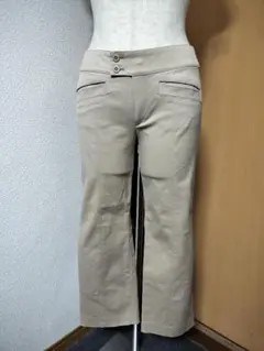 人気　クミキョク　ベージュ スラックス ビジネス