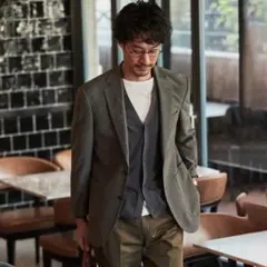 オリヒカ グレー テーラードジャケット Lサイズ